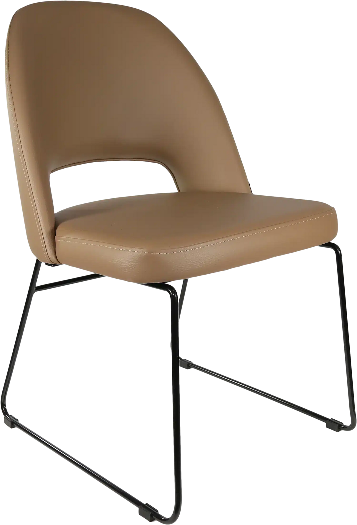 FL Semifreddo Vinyl Upholstered Sled Base Hospitality Chair