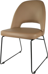 FL Semifreddo Vinyl Upholstered Sled Base Hospitality Chair