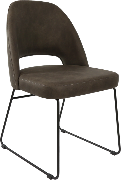 FL Semifreddo Premium Vinyl Upholstered Sled Base Hospitality Chair