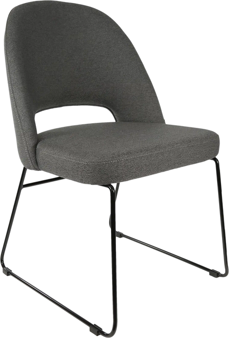 FL Semifreddo Fabric Upholstered Sled Base Hospitality Chair