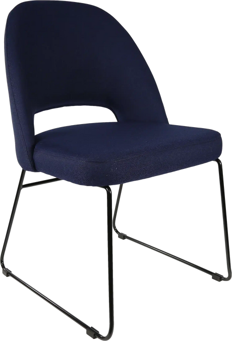 FL Semifreddo Fabric Upholstered Sled Base Hospitality Chair