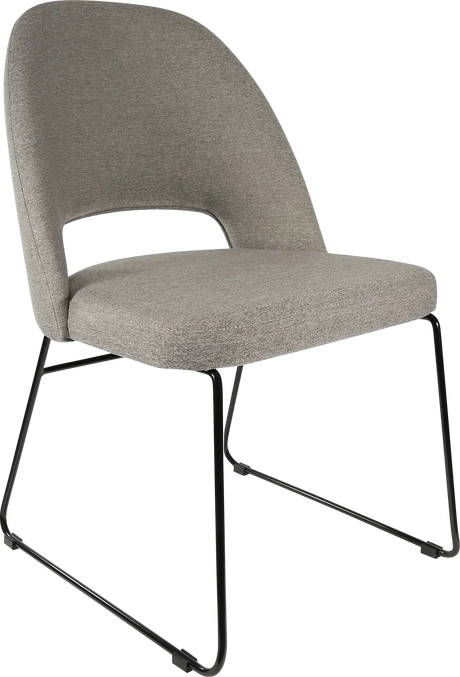 FL Semifreddo Fabric Upholstered Sled Base Hospitality Chair