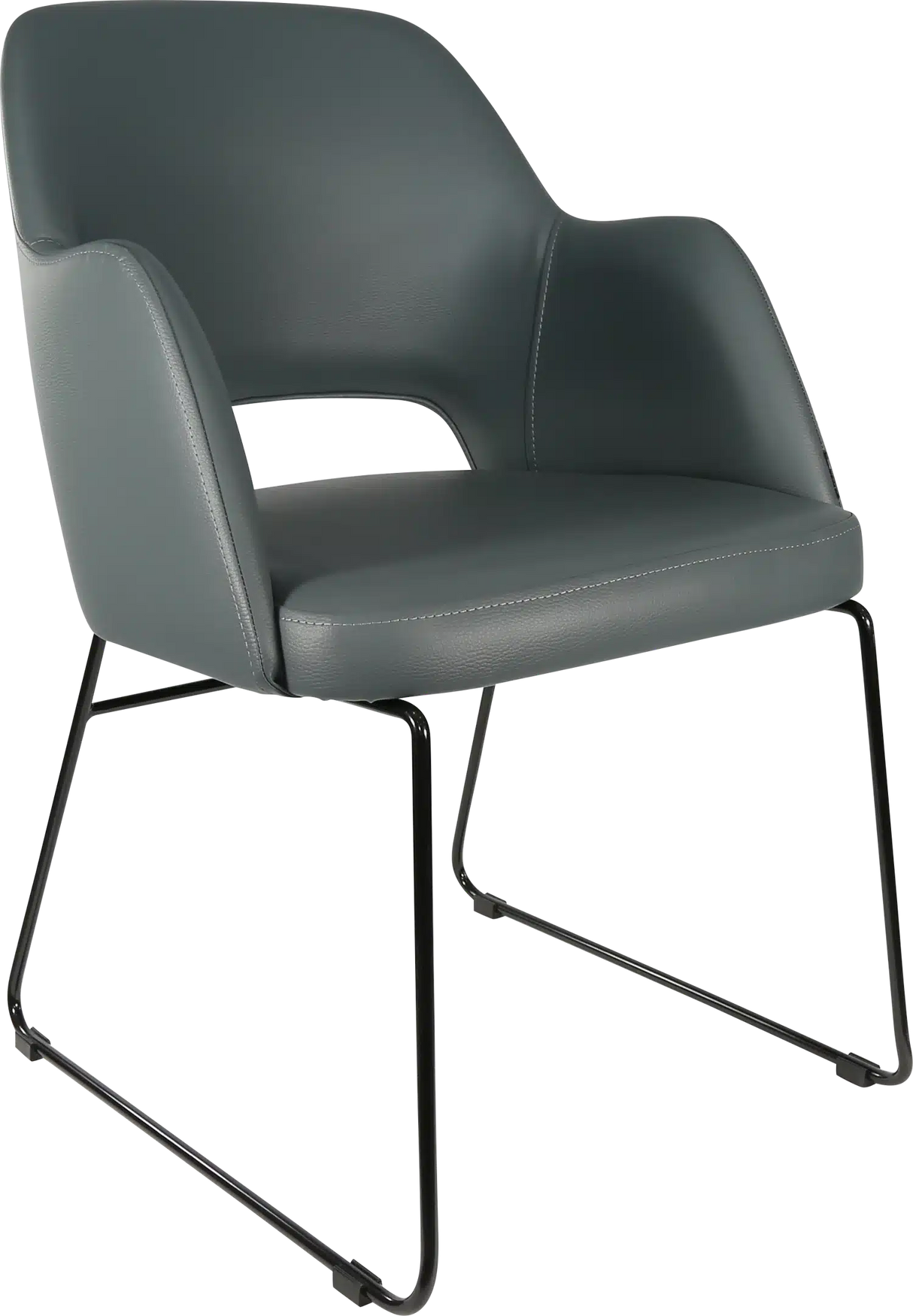 FL Sorbet Vinyl Upholstered Sled Base Hospitality Chair