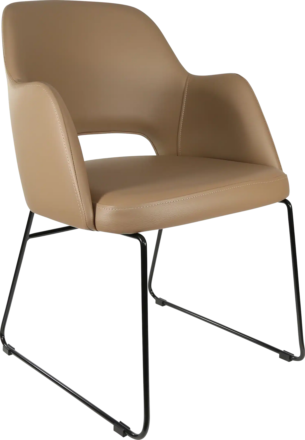 FL Sorbet Vinyl Upholstered Sled Base Hospitality Chair