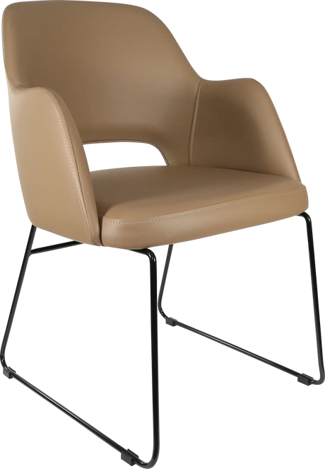 FL Sorbet Vinyl Upholstered Sled Base Hospitality Chair