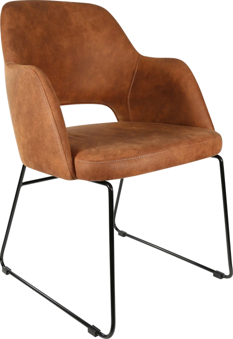 FL Sorbet Premium Vinyl Upholstered Sled Base Hospitality Chair