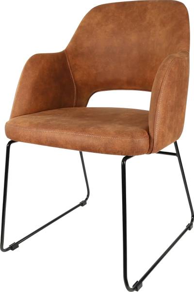 FL Sorbet Premium Vinyl Upholstered Sled Base Hospitality Chair