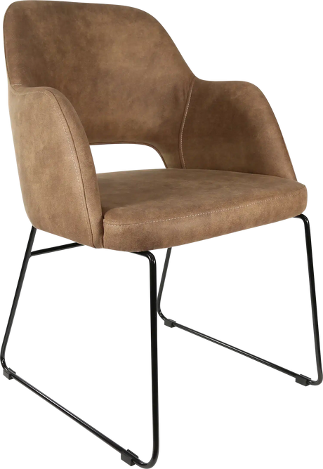 FL Sorbet Premium Vinyl Upholstered Sled Base Hospitality Chair