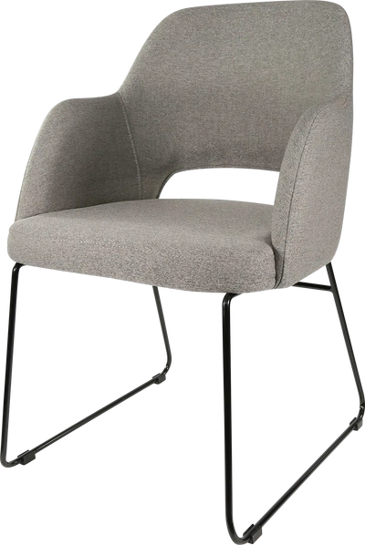 FL Sorbet Fabric Upholstered Sled Base Hospitality Chair
