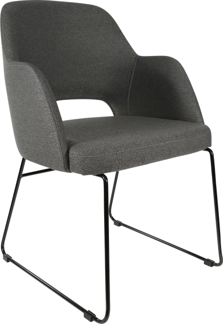 FL Sorbet Fabric Upholstered Sled Base Hospitality Chair