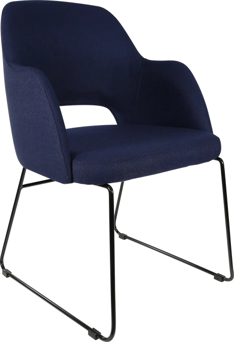 FL Sorbet Fabric Upholstered Sled Base Hospitality Chair