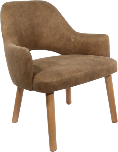 FL BonBon Vinyl Upholstered Timber Legs Hospitality Chair