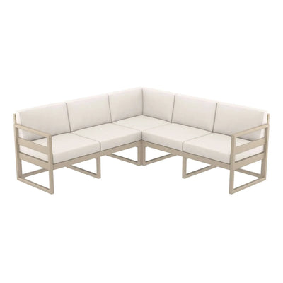 FL Mykonos Hospitality Outdoor Corner Lounge with Cushion