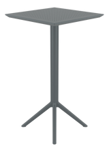 FL Sky Hospitality Outdoor Square Folding Bar Table