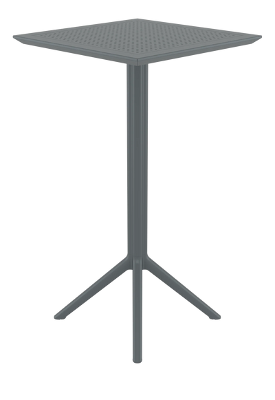 FL Sky Hospitality Outdoor Square Folding Bar Table