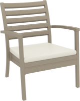 FL Artemis Hospitality Outdoor Armchair with Seat Cushion