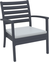 FL Artemis Hospitality Outdoor Armchair with Seat Cushion
