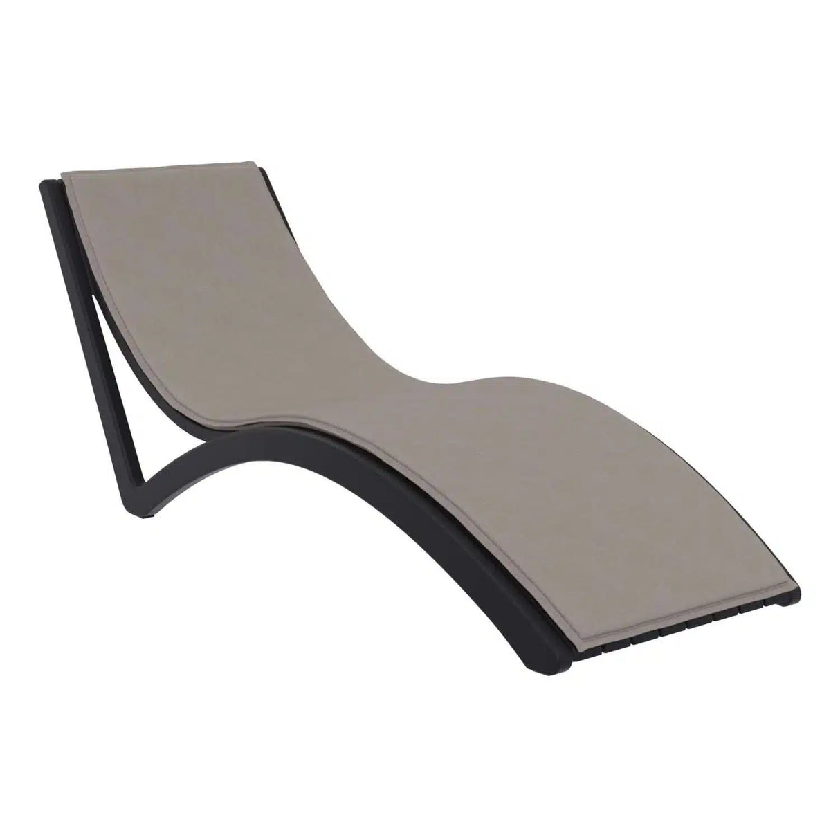 FL Slim Hospitality Stackable Sunlounger with Cushion