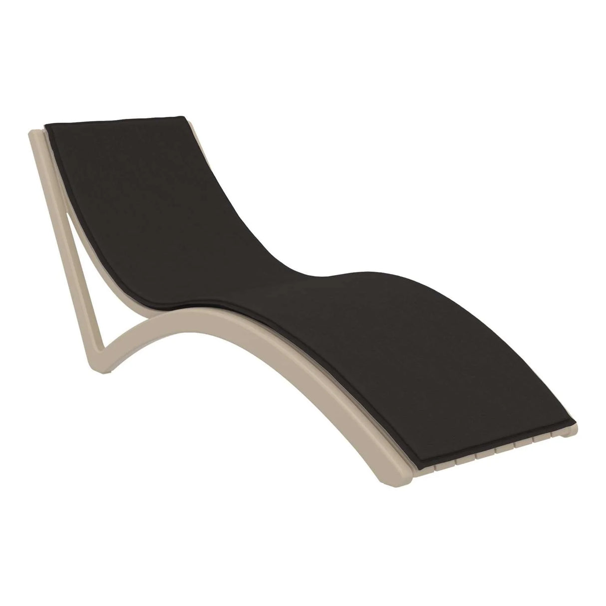 FL Slim Hospitality Stackable Sunlounger with Cushion