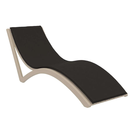 FL Slim Hospitality Stackable Sunlounger with Cushion