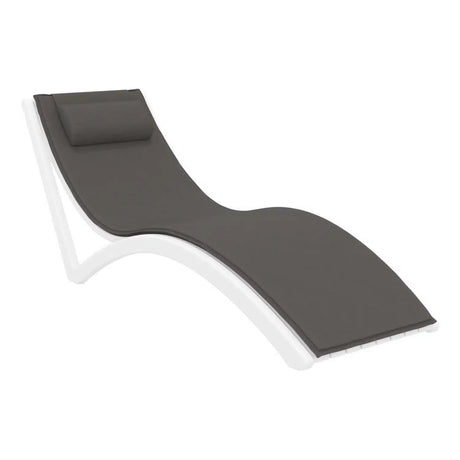 FL Slim Hospitality Stackable Sunlounger with Cushion & Pillow