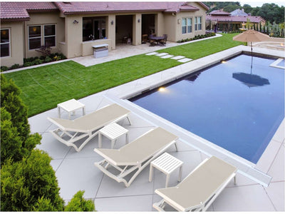 FL 3 Pacific Poolside Sunlounger with 3 Ocean Side Table Package