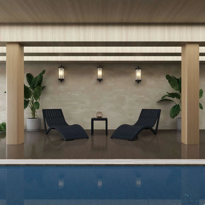 FL Slim 2 Poolside Sunlounger & Ocean Side Table Package