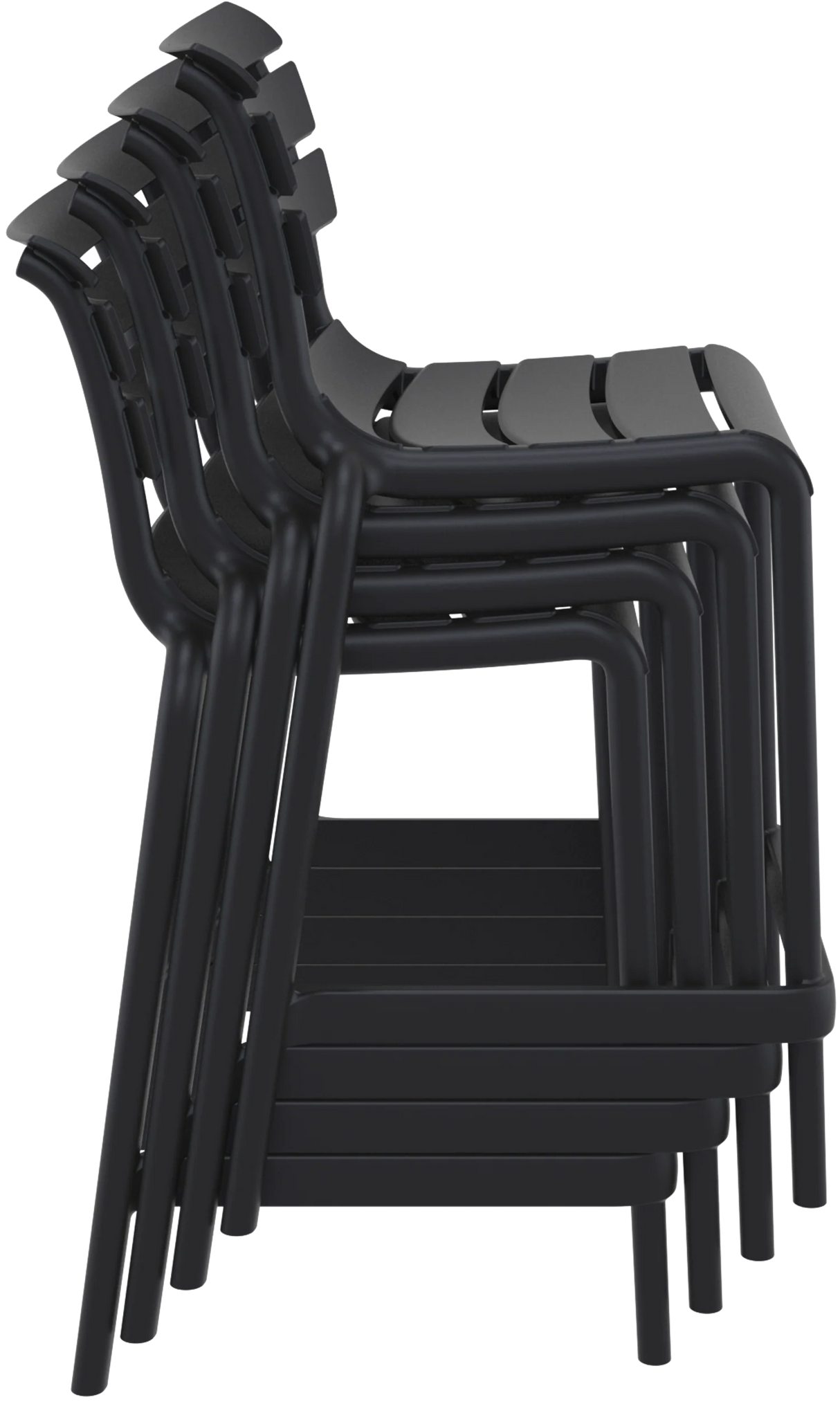 FL Helen Hospitality Stackable Outdoor Counter Stool