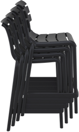 FL Helen Hospitality Stackable Outdoor Counter Stool