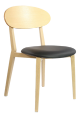 FL Atlanta Vinyl Upholstered Seat Hospitality Stackable Dining Chair
