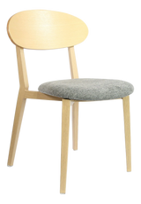 FL Atlanta Fabric Upholstered Seat Hospitality Stackable Dining Chair