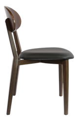 FL Atlanta Vinyl Upholstered Seat Hospitality Stackable Dining Chair