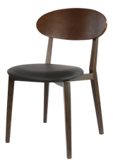 FL Atlanta Vinyl Upholstered Seat Hospitality Stackable Dining Chair