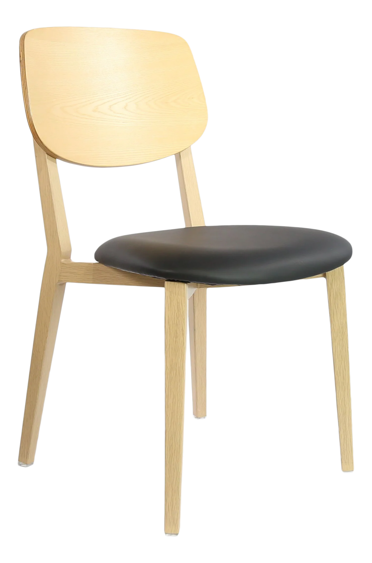 FL Atlanta Vinyl Upholstered Seat Hospitality Stackable Dining Chair - Large