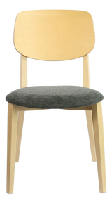 FL Atlanta Fabric Upholstered Seat Hospitality Stackable Dining Chair - Large