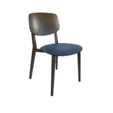 FL Atlanta Vinyl Upholstered Seat Hospitality Stackable Dining Chair - Large