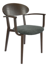 FL Atlanta Upholstered Seat Hospitality Stackable Dining Armchair