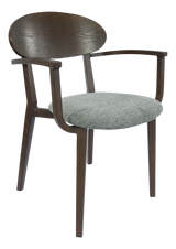 FL Atlanta Upholstered Seat Hospitality Stackable Dining Armchair