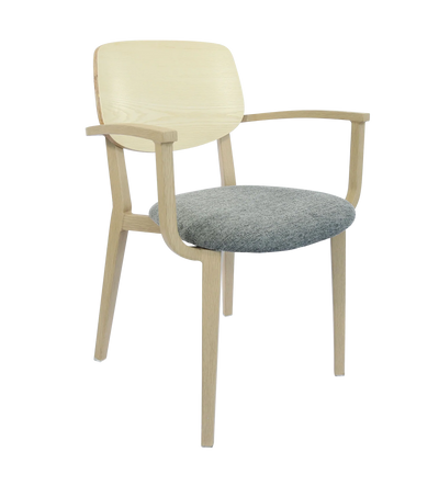 FL Atlanta Upholstered Seat Hospitality Stackable Dining Armchair - Large