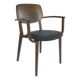 FL Atlanta Upholstered Seat Hospitality Stackable Dining Armchair - Large