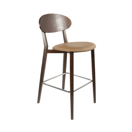 FL Atlanta Upholstered Seat Aluminium Frame Hospitality Barstool