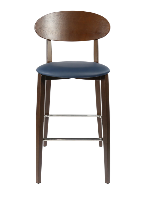 FL Atlanta Upholstered Seat Aluminium Frame Hospitality Barstool