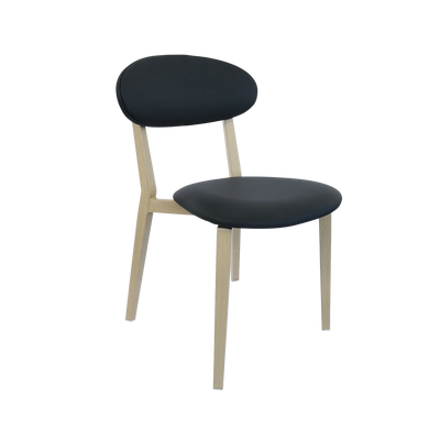 FL Atlanta Vinyl Upholstered Hospitality Stackable Dining Chair