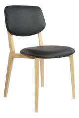 FL Atlanta Vinyl Upholstered Hospitality Stackable Dining Chair - Large