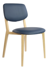 FL Atlanta Vinyl Upholstered Hospitality Stackable Dining Chair - Large