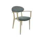 FL Atlanta Fabric Upholstered Hospitality Stackable Dining Armchair