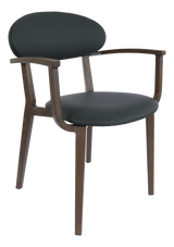 FL Atlanta Vinyl Upholstered Hospitality Stackable Dining Armchair