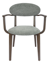 FL Atlanta Fabric Upholstered Hospitality Stackable Dining Armchair