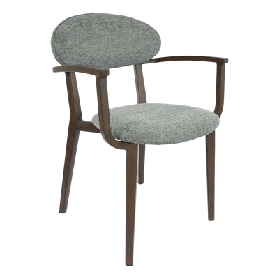 FL Atlanta Fabric Upholstered Hospitality Stackable Dining Armchair