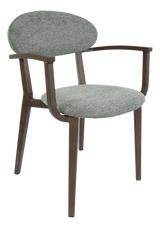FL Atlanta Fabric Upholstered Hospitality Stackable Dining Armchair